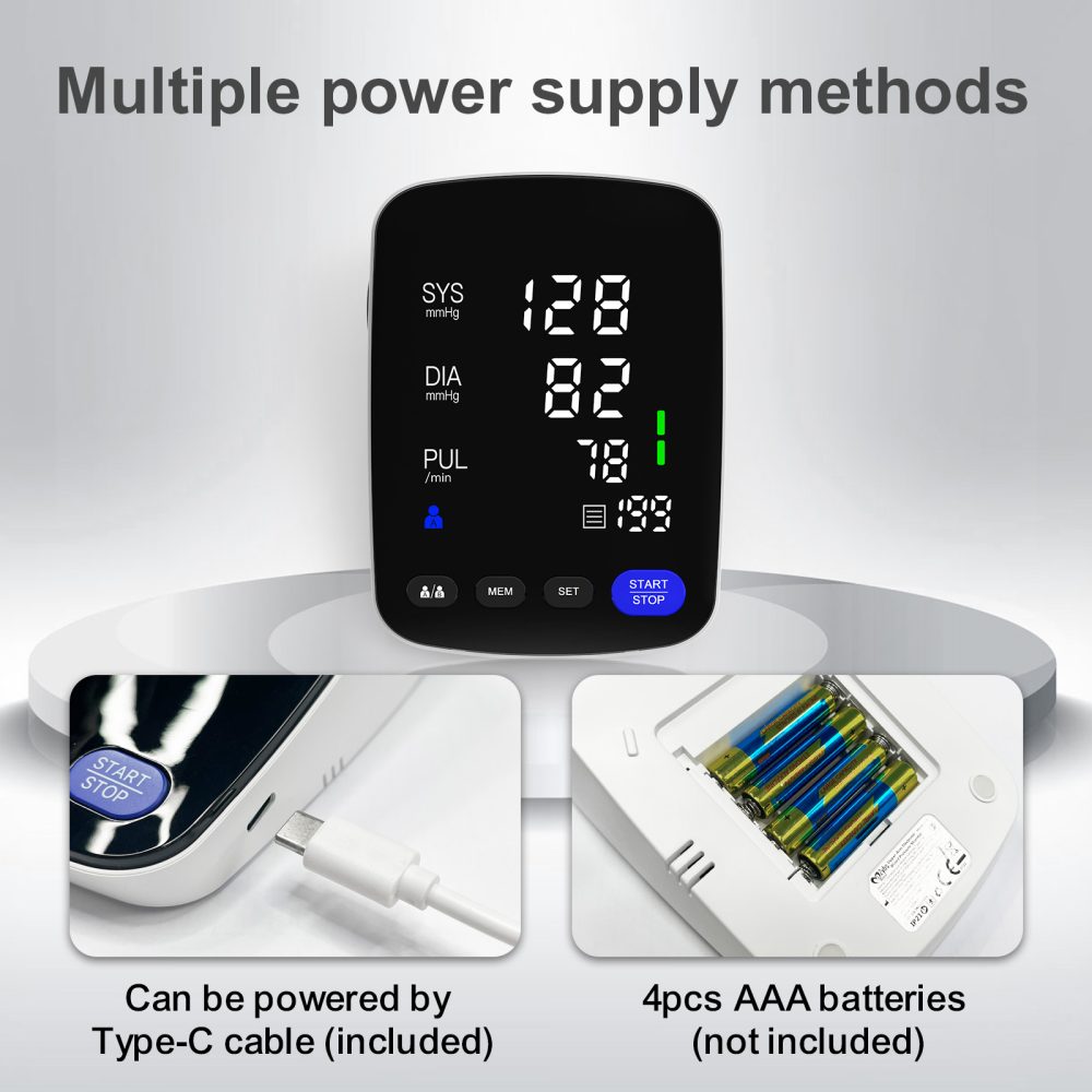 ZYBS Upper Arm Blood Pressure Monitor for Home Use